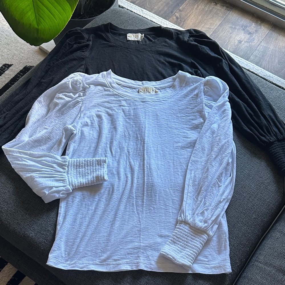 NATION LTD LOREN PEASANT TEE in Choice of White and Black - Picture 4 of 15